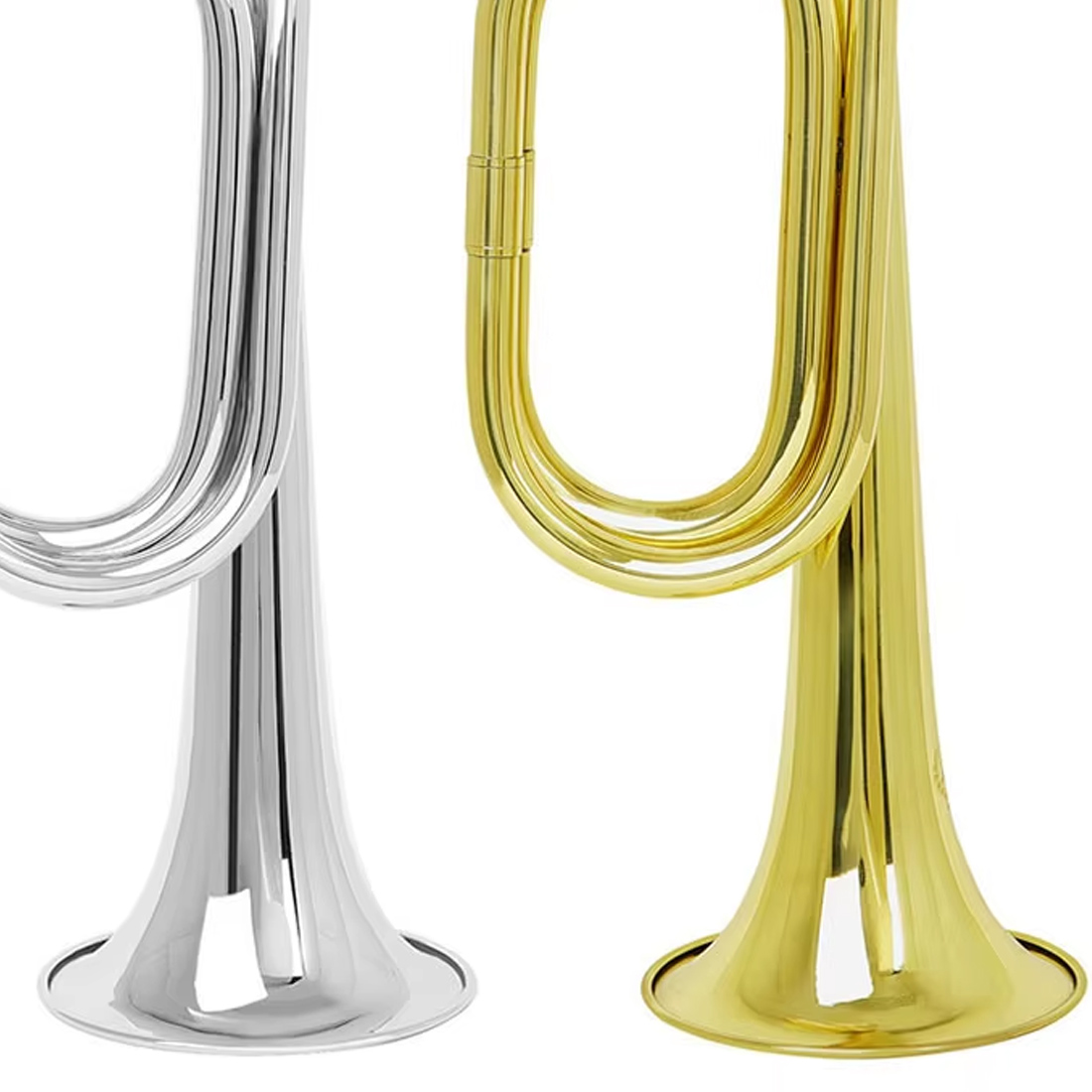 Musical Instrument Bugle - バグパイプ、トランペット、真鍮騎兵ホルン、軍用重峰豪純銅ステップトランペット、楽器