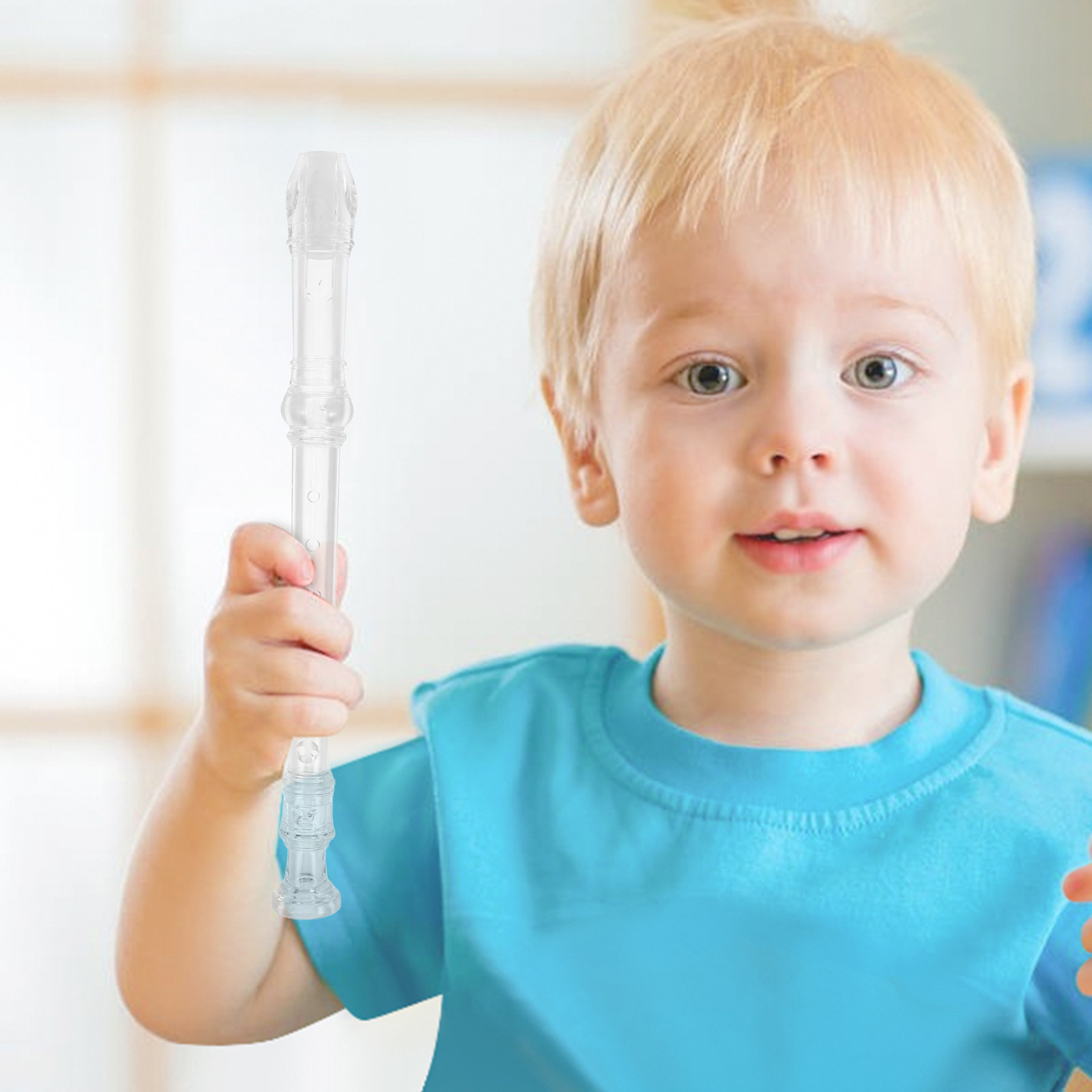 初心者向け8孔ソプラノリコーダー – 透明なプラスチック製で - Soprano Recorder Plastic のレビューと価格