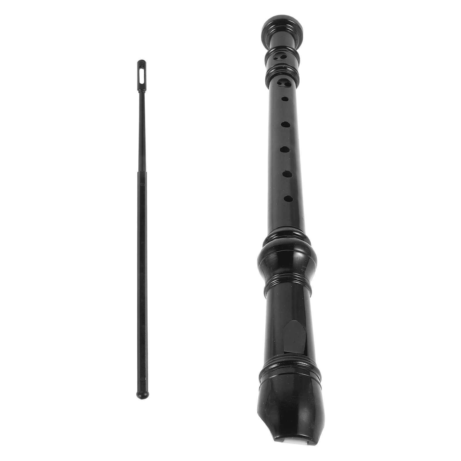 8穴のソプラノリコーダー。黒色の透明デザイン。ABS樹脂製。 - Soprano Recorder Plastic のレビューと価格