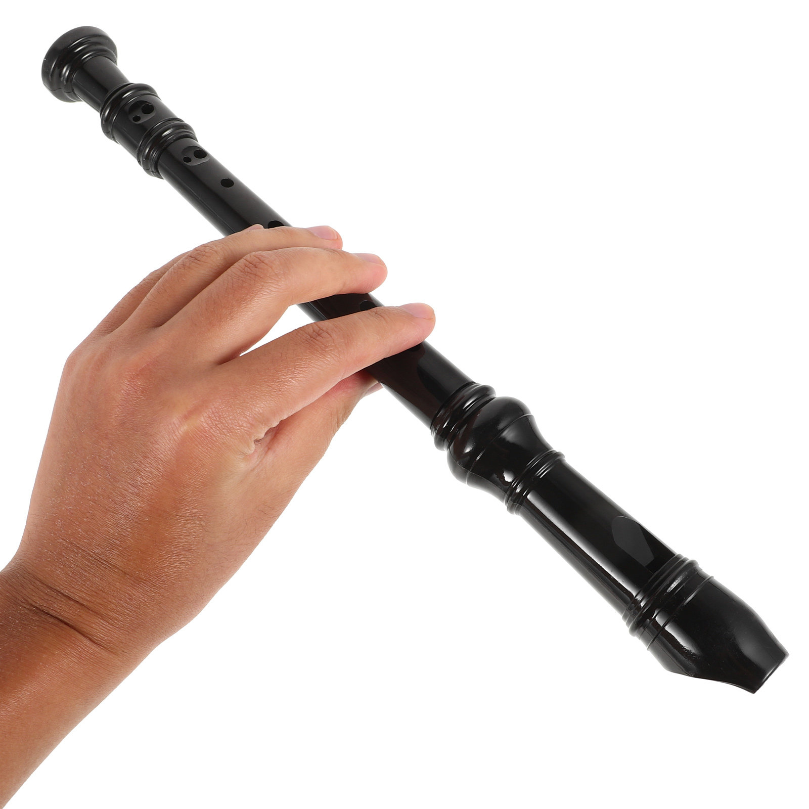 ソプラノリコーダー、8穴、透明ブラック、ABS樹脂製、初心者 - Soprano Recorder Plastic のレビューと価格