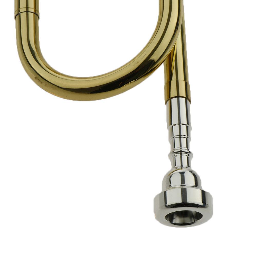 青少年向けマーチングバグル、真鍮製トランペットC管楽器、学校 - Musical Instrument Bugle のレビューと価格