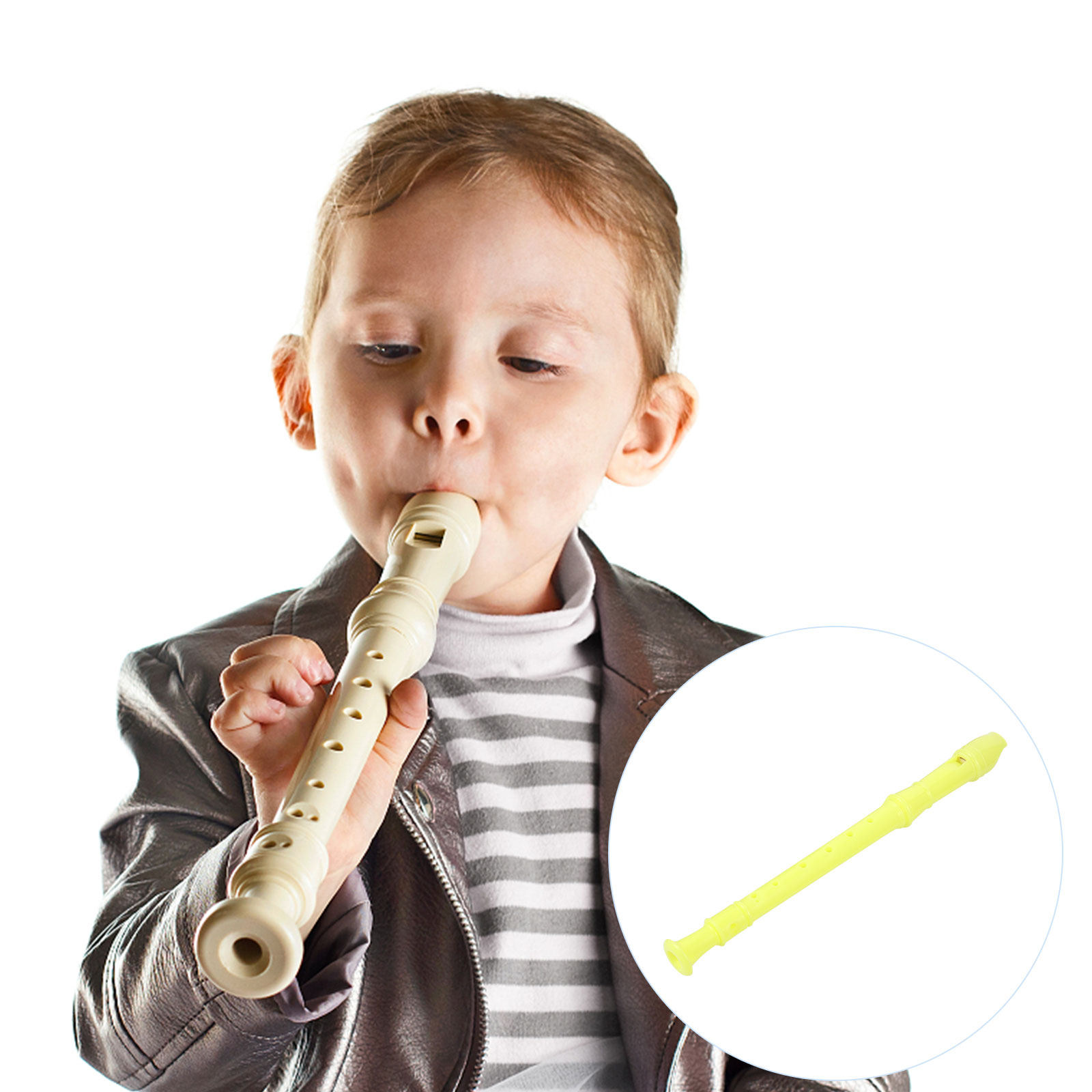 1セットのソプラノリコーダー。8孔、ABS樹脂製、高音域のフ - Soprano Recorder Plastic のレビューと価格
