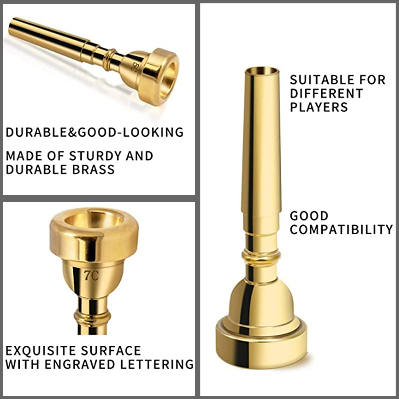IRIN トランペット用マウスピース 3C/5C/7C トラ - Musical Instrument Bugle のレビューと価格
