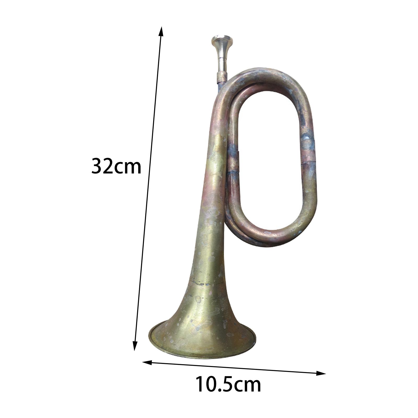 トランペット型バグル（マウスピース付き）12.60インチ マ - Musical Instrument Bugle のレビューと価格